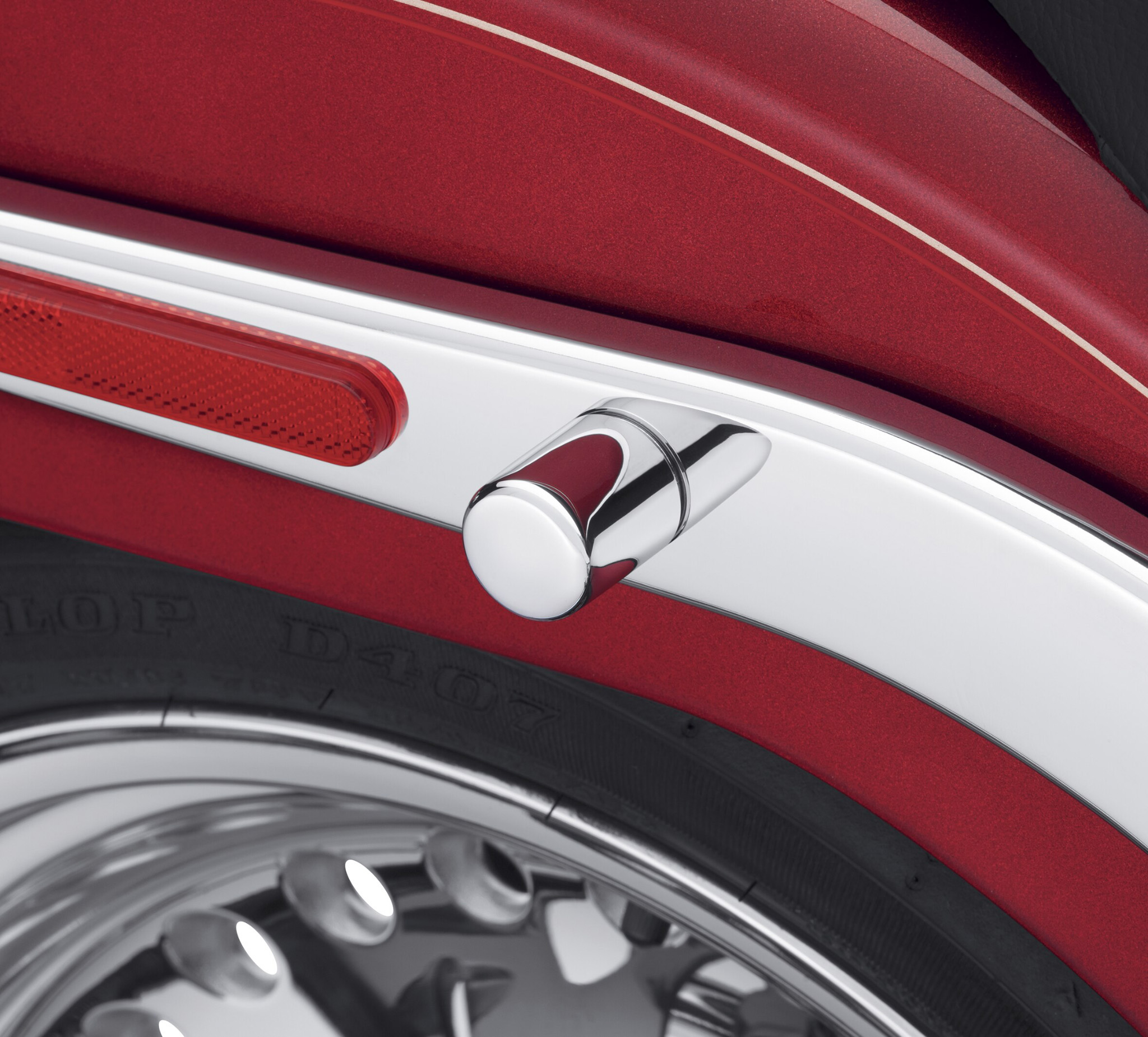 Chrome Docking Hardware Point Cover For Harley Road King Electra Street Glide